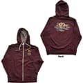 Miniatyrbilde 1 av 2: U2 Unisex Zipped Hoodie: Joshua Tree 2017 (Back Print) (Ex-Tour) (Medium)