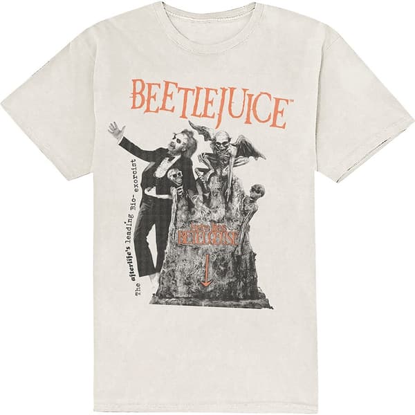 Warner Bros Unisex T-Shirt: Here Lies Beetlejuice (XX-Large)
