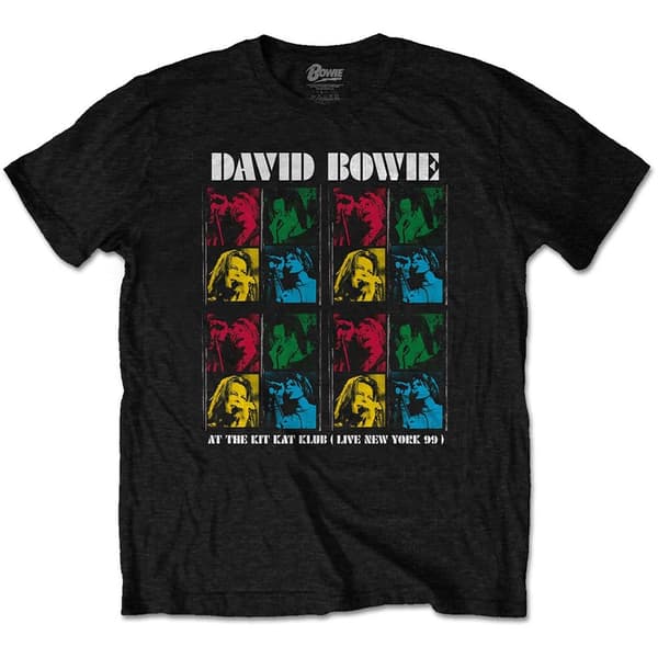 David Bowie Unisex T-Shirt: Kit Kat Klub (Medium)