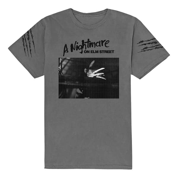 Warner Bros Unisex T-Shirt: Nightmare on Elm Street Sleeve Scratch (XX-Large)