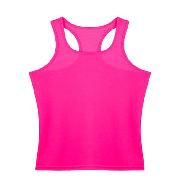 Kortærmet T-shirt til Kvinder 144731. Størrelse - M, Farve - Fuchsia