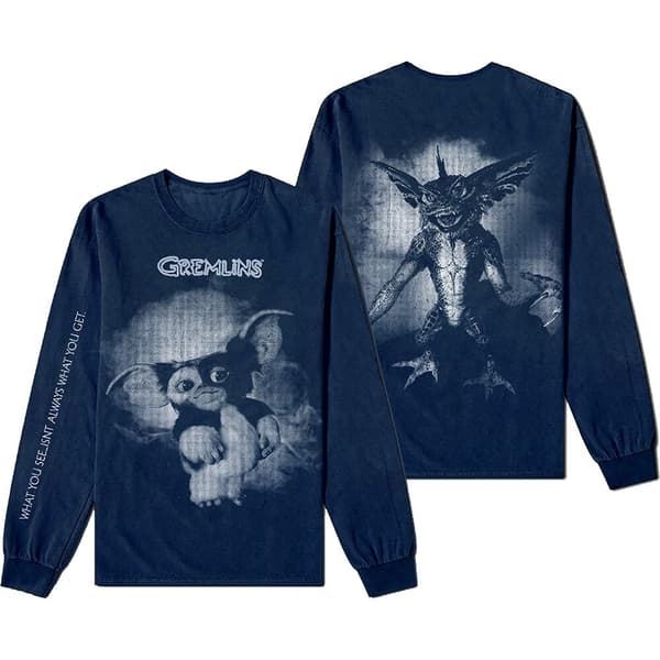 Warner Bros Unisex Long Sleeved T-Shirt: Gremlins Graphic (X-Large)