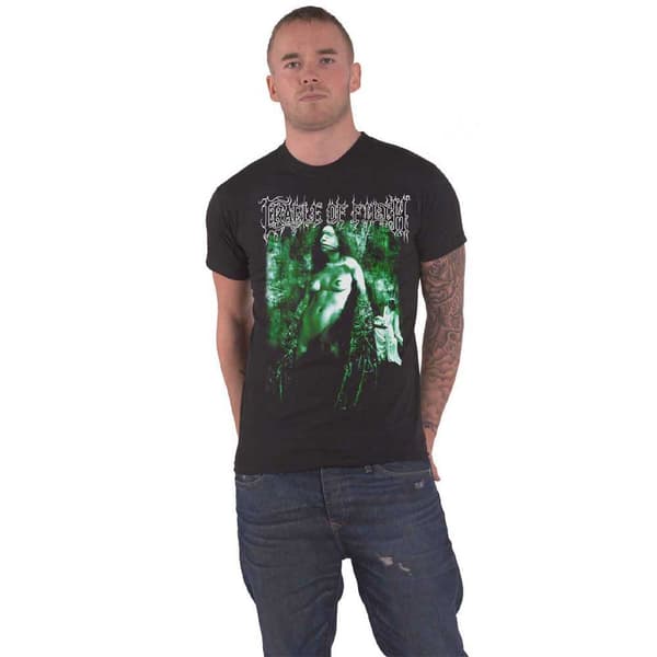 Cradle Of Filth T Shirt Graven Sin Band Logo Official Mens Black