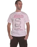 Miniatyrbild 1 av 4: Nirvana T Shirt Serpent Snake Serve the Servants Band Logo Official Mens White