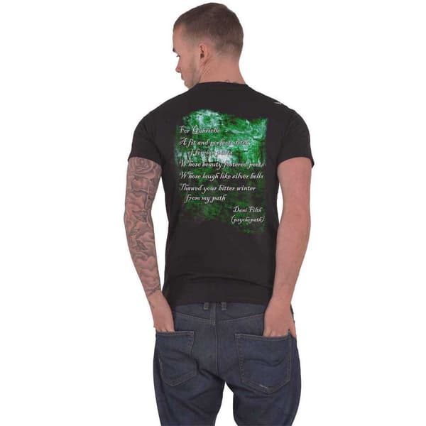 Cradle Of Filth T Shirt Graven Sin Band Logo Official Mens Black