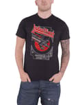 Miniatyrbild 1 av 4: Judas Priest T Shirt Silver and Red Vengeance logo Official Mens Black