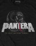 Miniatyrbild 3 av 3: Pantera T Shirt Great Southern Trendkill Snake Band Logo Official Mens Black