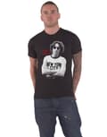 Miniatyrbild 1 av 4: John Lennon T Shirt York City B&W Logo Official Mens Black