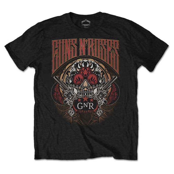 Guns N Roses T Shirt Australia Band Logo Official Mens Black