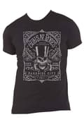 Miniatyrbild 4 av 4: Guns N Roses T Shirt Bourbon Label Band Logo Official Mens Black