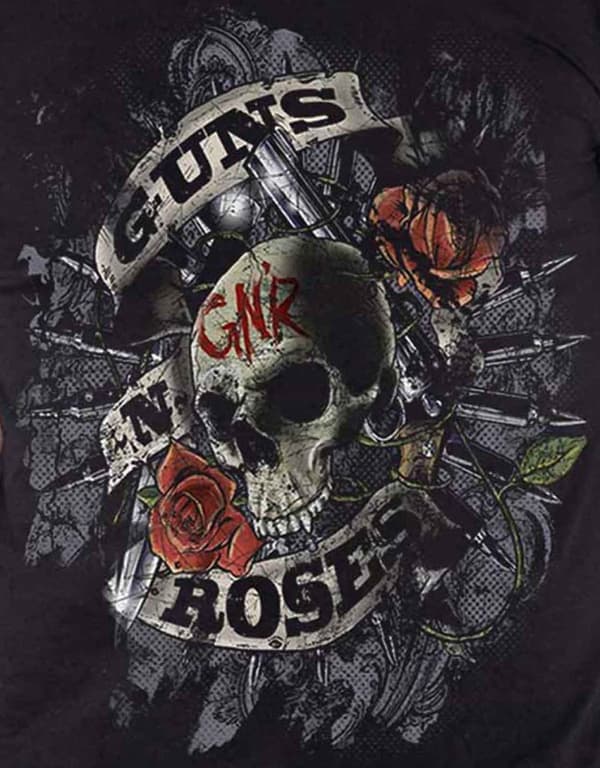 Guns N Roses T Shirt Firepower Band Logo Official Mens Black