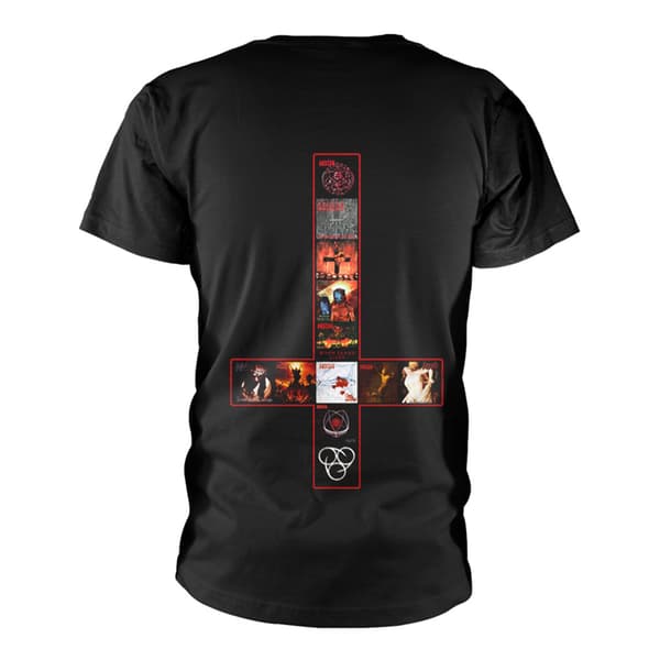 Deicide T Shirt 30 Years Of Blasphemy Band Logo Official Mens Black