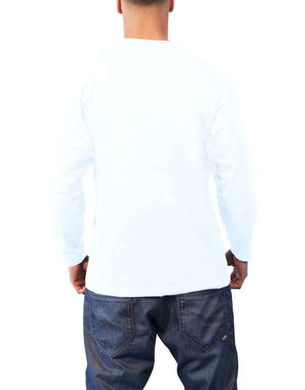 Clutch T Shirt Elephant Band Logo Official Mens White Long Sleeve