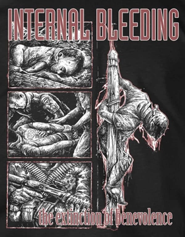 Internal Bleeding T Shirt The Extinction Of Benevolence Official Mens Black