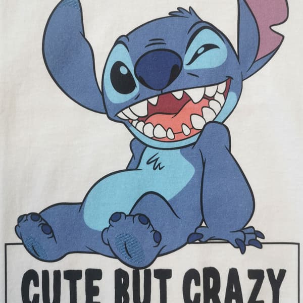 Lilo and Stitch Cute But Crazy Skinny Fit T Shirt