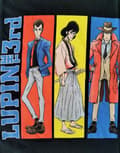 Miniatyrbild 3 av 4: Lupin The Third T Shirt Group Boxes Logo Official Womens Skinny Fit Black
