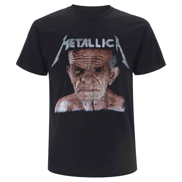 Metallica T Shirt Neverland Band Logo Official Mens Black