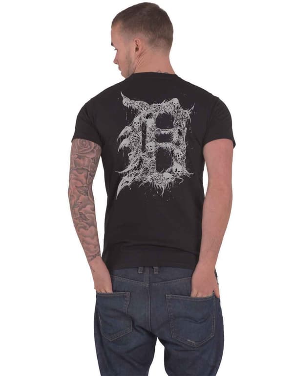 The Black Dahlia Murder T Shirt Detroit Band Logo Official Mens Black