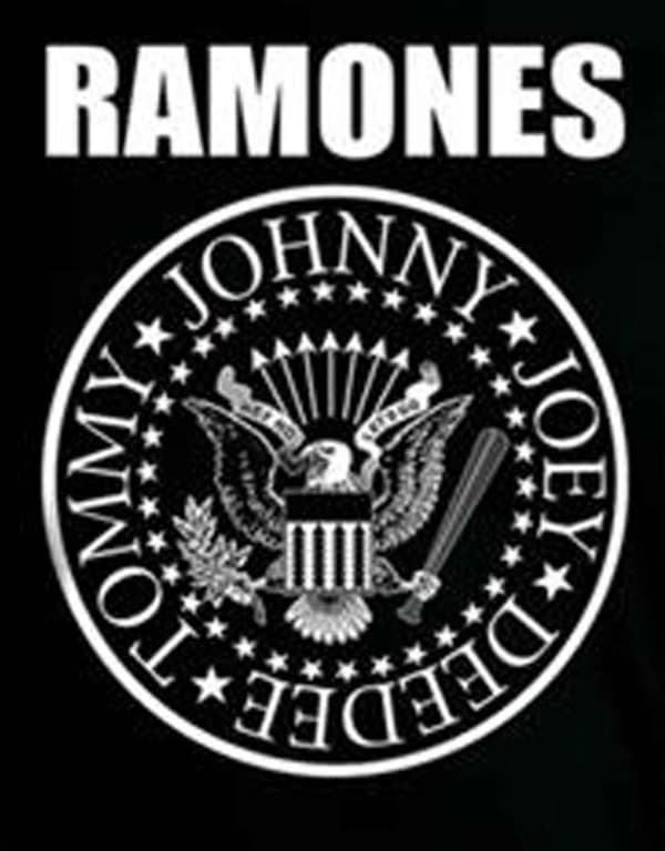Ramones T Shirt Presidential Seal Band Logo Official Womens Skinny Fit Black