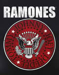 Miniatyrbild 3 av 4: Ramones T Shirt Red Fill Seal Band Logo Official Mens Black