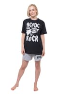 Miniatyrbild 2 av 4: AC/DC Pyjamas For Those About To Rock Guitar Band Logo Official Black Unisex