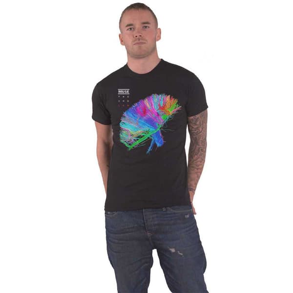 Muse T Shirt 2nd Law Album Band Logo Official Mens Black