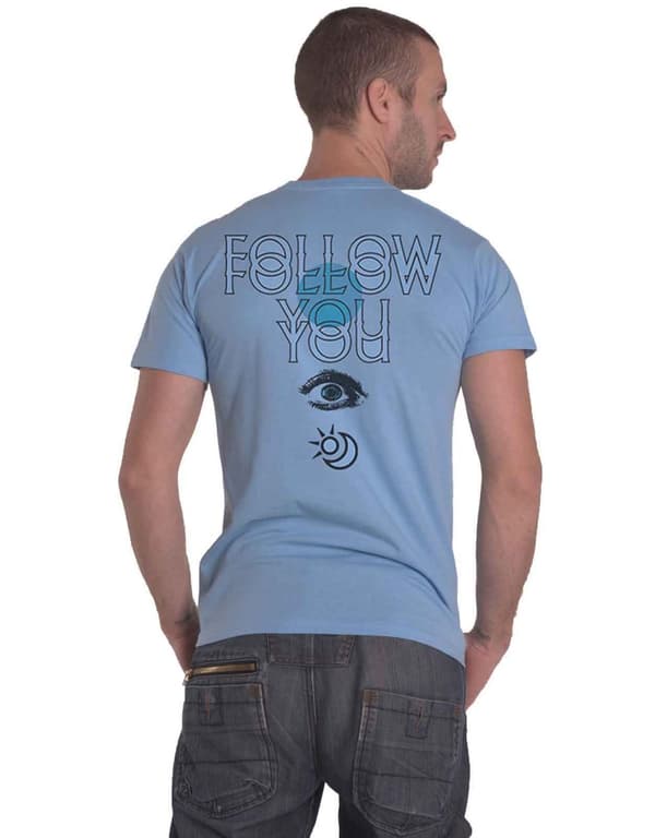 Imagine Dragons T Shirt Follow You Band Logo Official Mens Blue