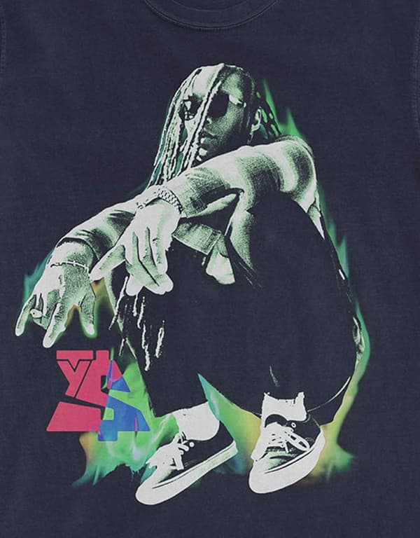 Ty Dolla Sign T Shirt Inferno Logo Official Black