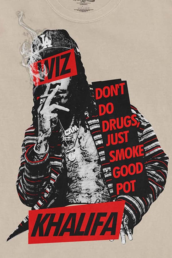 Wiz Khalifa T Shirt Propaganda Logo Official Sand
