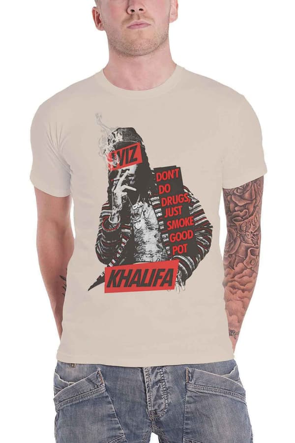 Wiz Khalifa T Shirt Propaganda Logo Official Sand Sand S