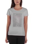 Miniatyrbild 1 av 3: Joy Division T Shirt Space Lady Logo Official Womens Skinny Fit Heather Grey