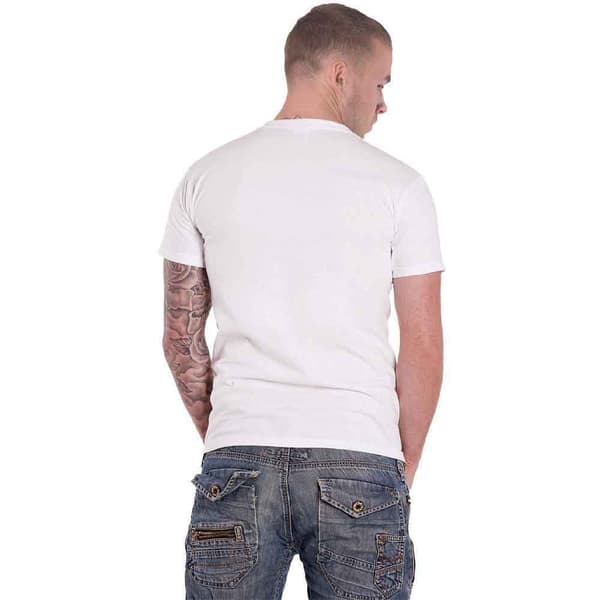 Twenty one Pilots T Shirt Scaled and Icy Circular Band Logo Official Mens White