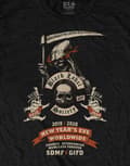 Miniatyrbild 3 av 4: Black Label Society T Shirt Years Eve 2020 Band Logo Official Mens Black