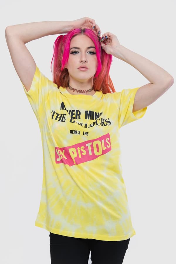The Sex Pistols T Shirt Never Mind the Bollocks Original Album Official Womens