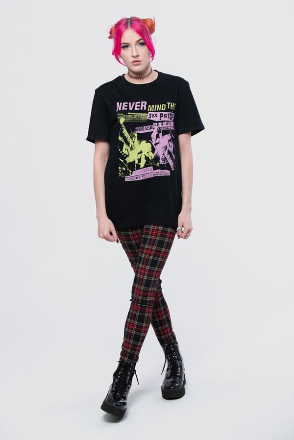 The Sex Pistols T Shirt Japanese Tour Poster Filthy Lucre Official Unisex Black