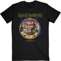 Miniatyrbild 3 av 4: Iron Maiden T Shirt Powerslave Mummy Circle Band Logo Official Mens Black