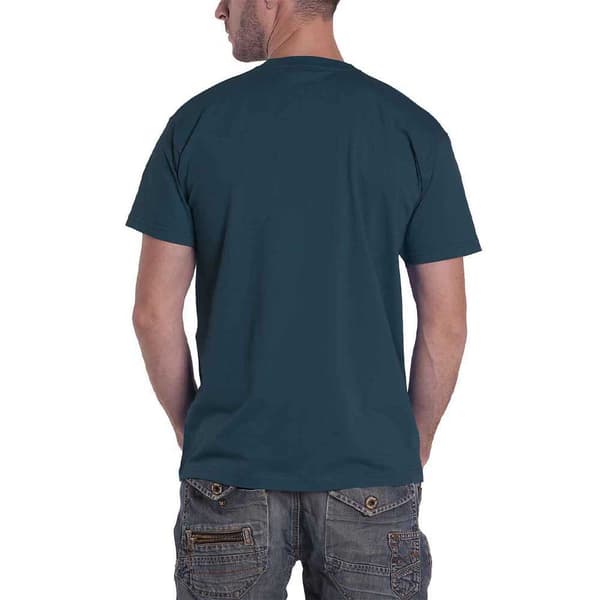 Pink Floyd T Shirt Carnegie Hall Live Poster Official Mens Denim Blue
