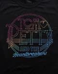 Miniatyrbild 3 av 4: Tom Petty & The Heartbreakers T Shirt Circle Logo Official Black