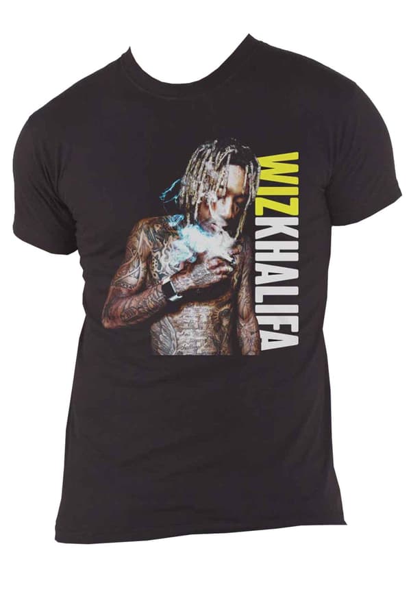 Wiz Khalifa T Shirt Blazer Logo Official Black