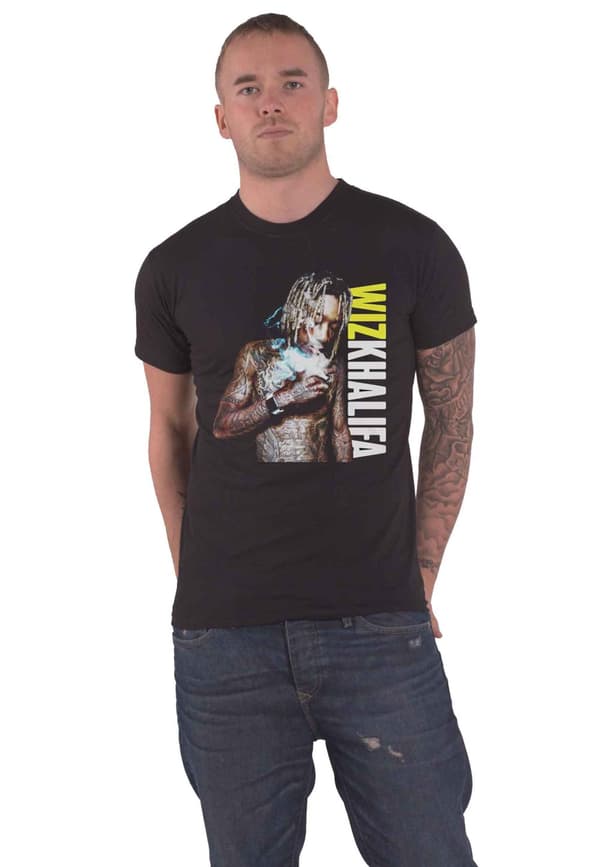 Wiz Khalifa T Shirt Blazer Logo Official Black