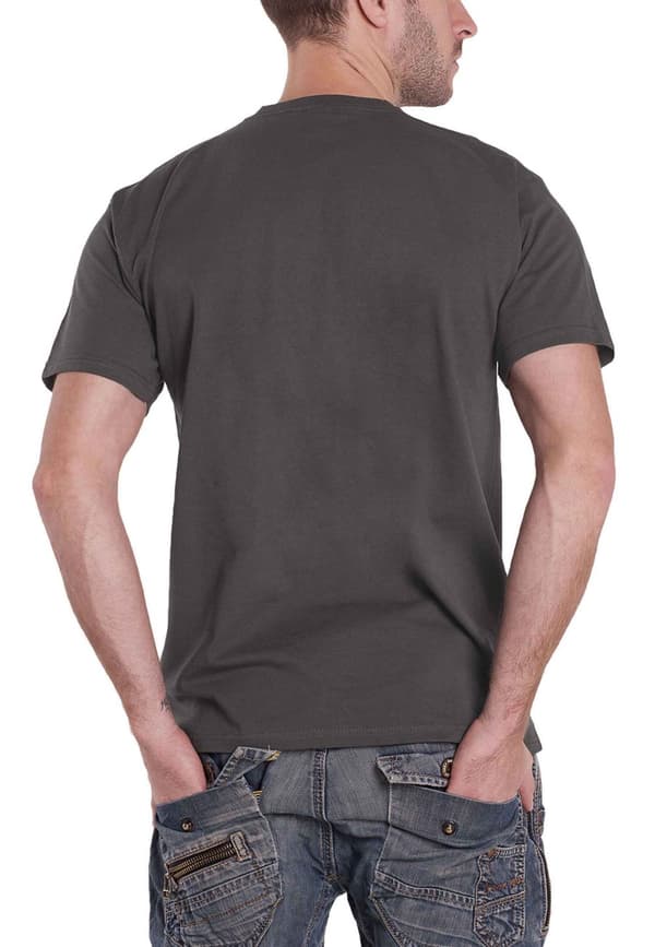 Foo Fighters T Shirt Matter Of Time Band Logo Official Mens Grey