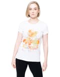 Miniatyrbild 1 av 4: Woodstock T Shirt Splatter Logo Official Womens Skinny Fit White