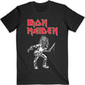 Miniatyrbild 3 av 4: Iron Maiden T Shirt Autumn Tour 1980 Band Logo Official Mens Black