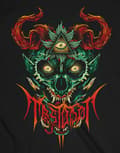 Miniatyrbild 3 av 4: Mastodon T Shirt Leaf Beast Band Logo Official Mens Black