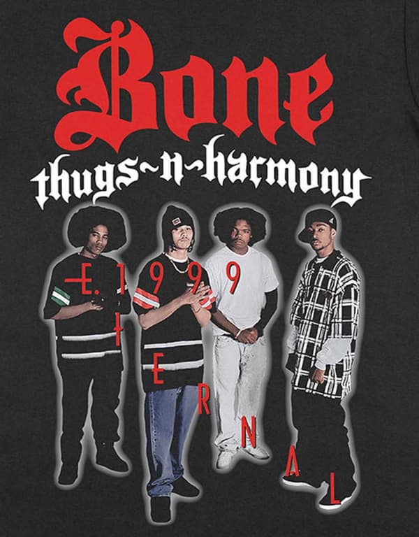 Bone Thugs N Harmony T Shirt Est 1999 Logo Official Mens Black