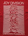 Miniatyrbild 2 av 4: Joy Division T Shirt Unknown Pleasures Official Womens Skinny Fit Red