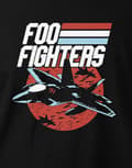 Miniatyrbild 3 av 4: Foo Fighters T Shirt Jets Band Logo Official Mens Black
