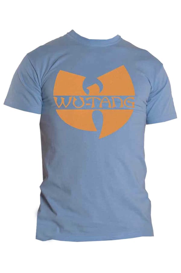 Wu Tang Clan T Shirt Katana Logo Official Unisex Blue