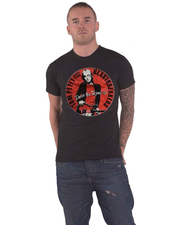 Tom Petty and The Heartbreakers T Shirt Damn The Torpedoes Official Mens