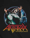Miniatyrbild 3 av 4: Anthrax T Shirt Spreading the Disease Vignette Logo Official Mens Black